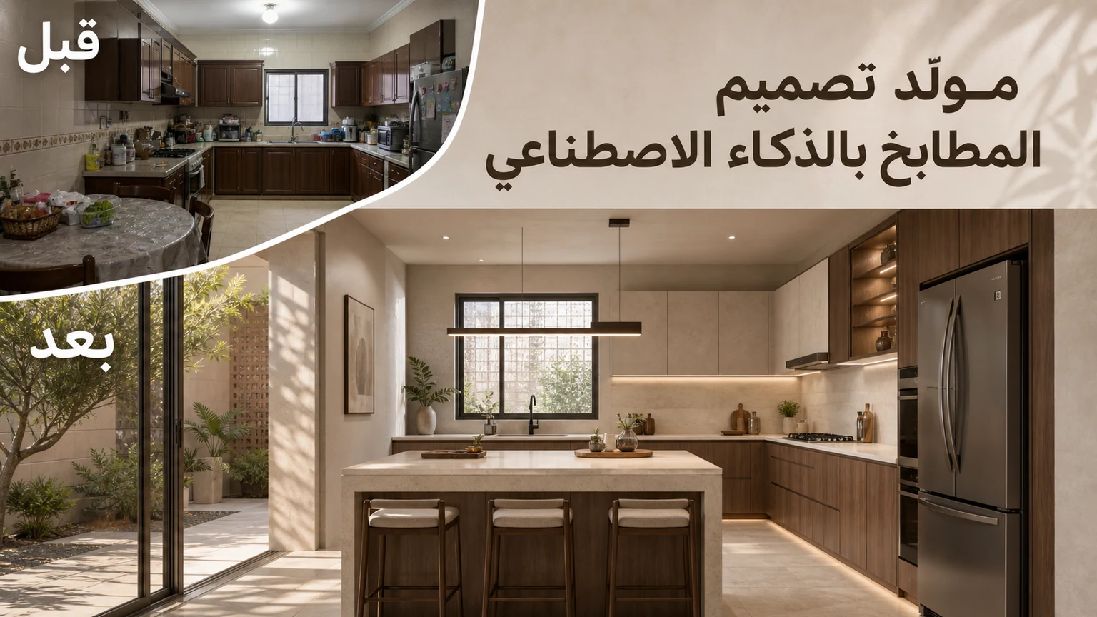 مولّد تصميم المطابخ بالذكاء الاصطناعي