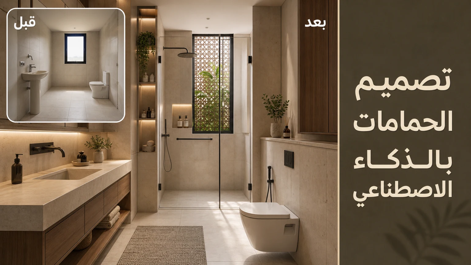 تصميم الحمامات بالذكاء الاصطناعي