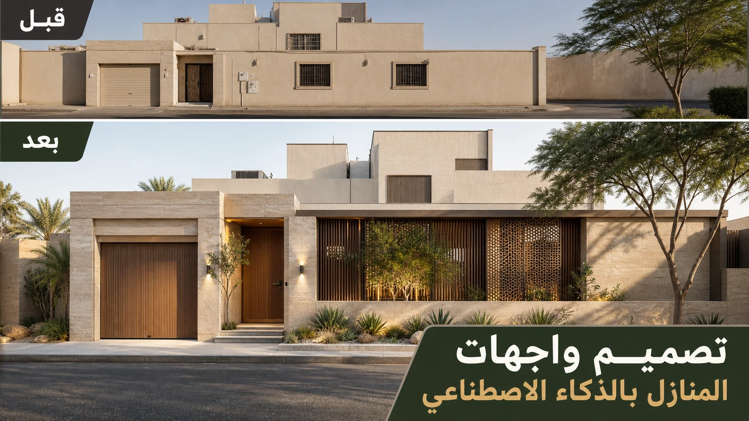 تصميم واجهات المنازل بالذكاء الاصطناعي
