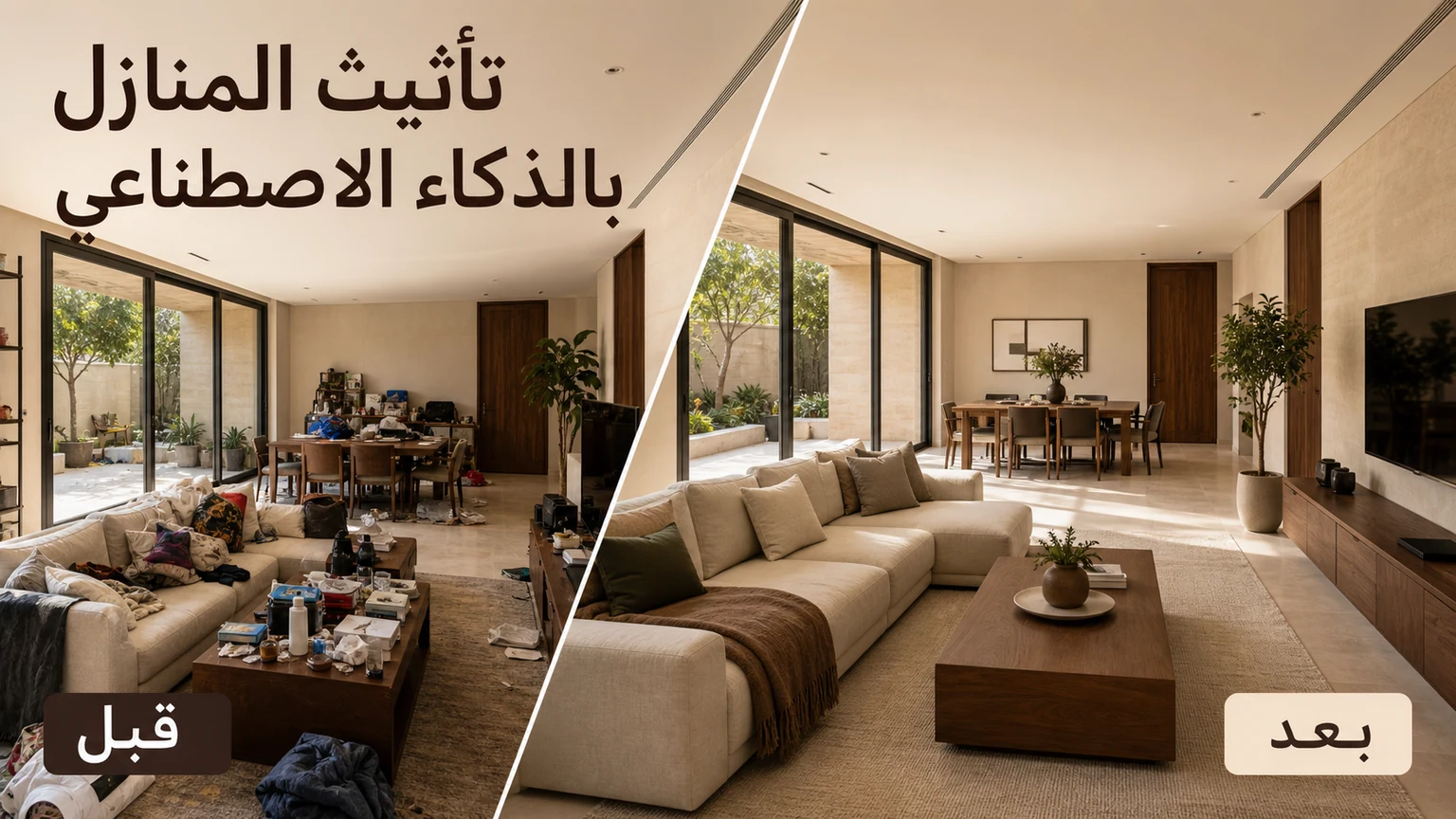 تأثيث المنازل بالذكاء الاصطناعي
