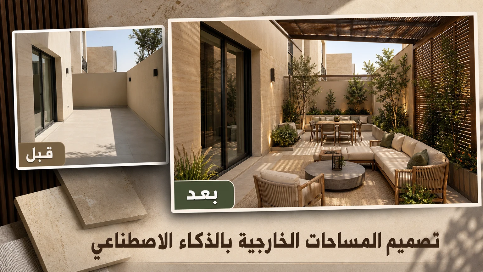 التصميم الخارجي بالذكاء الاصطناعي