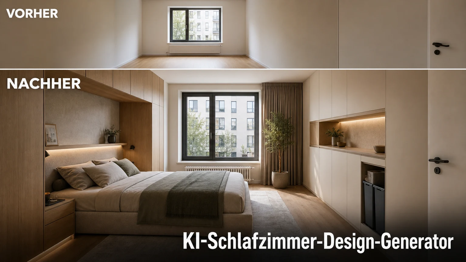 KI-Schlafzimmerdesign-Generator