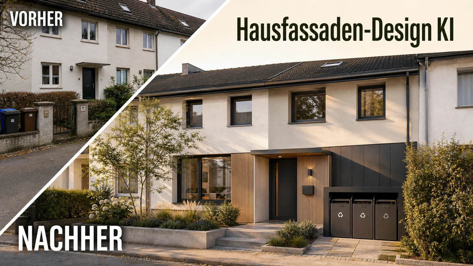 KI-Außenhausdesign
