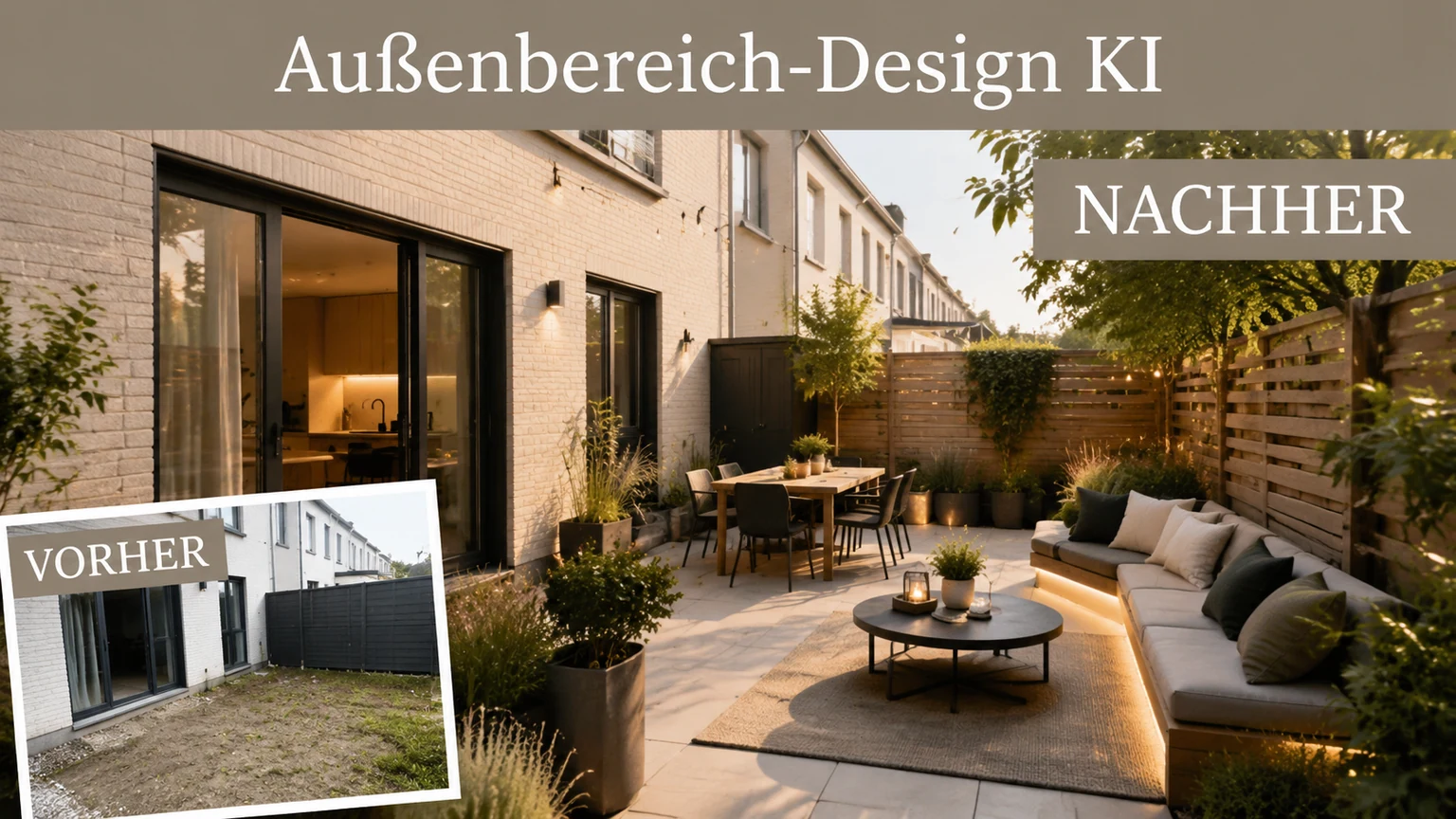 Außenbereichsdesign KI