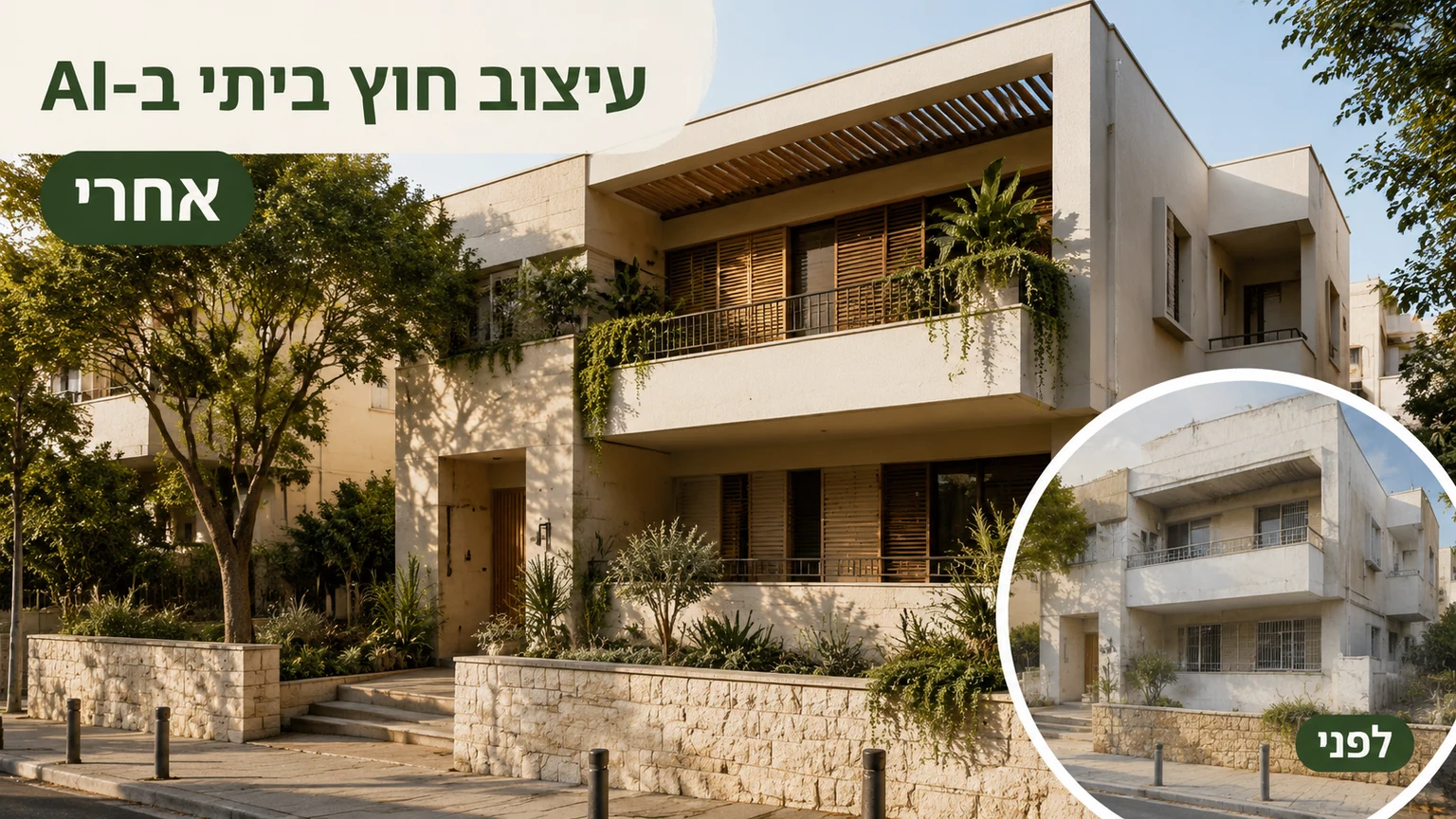 עיצוב חוץ לבית AI