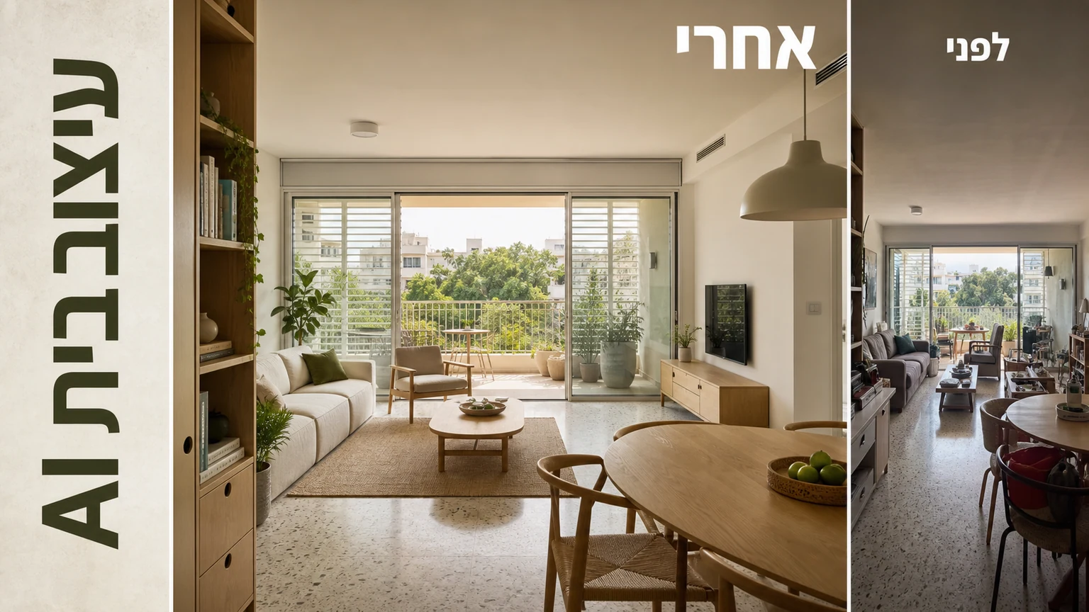 סטייג'ינג ביתי AI