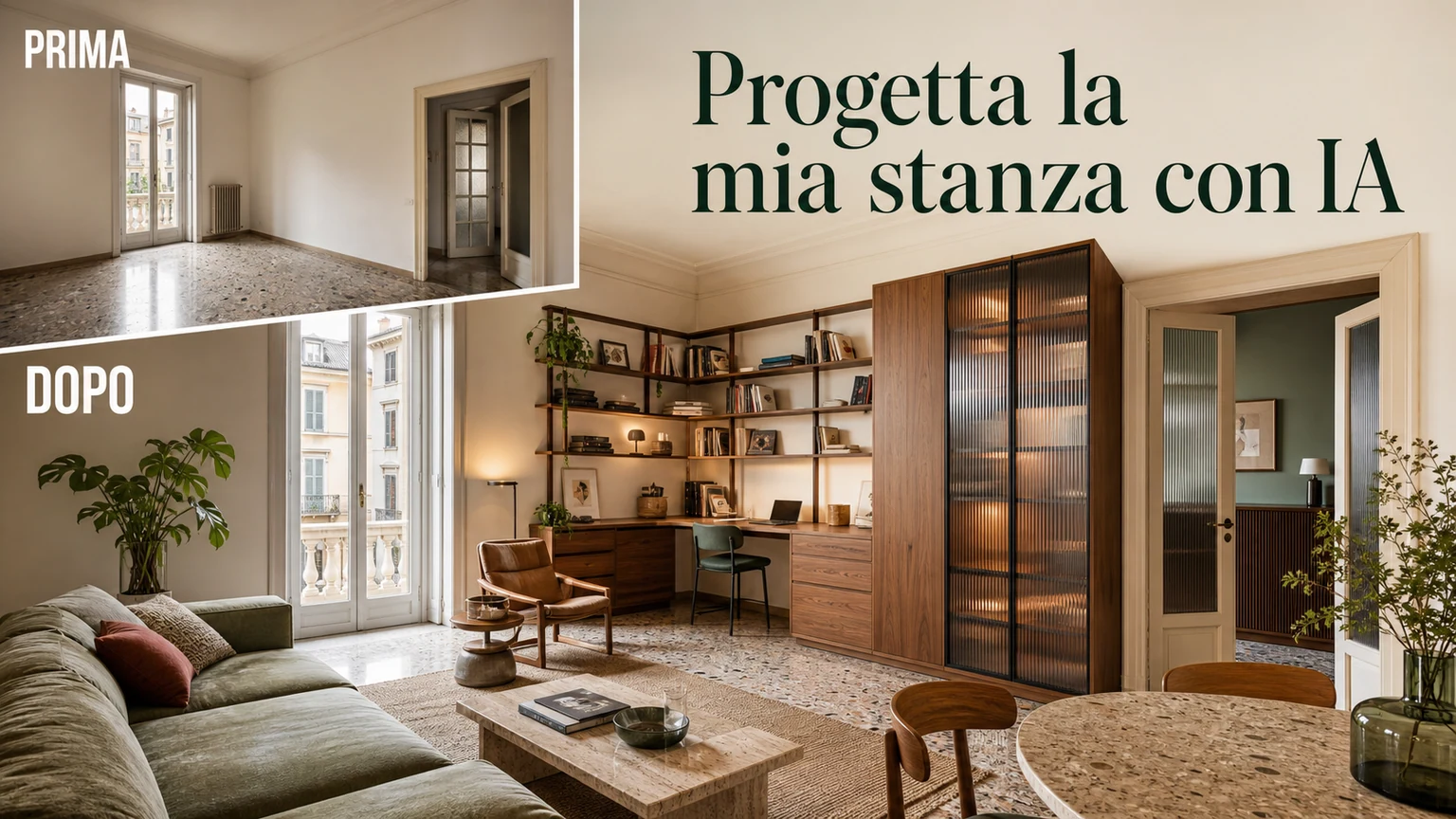 Progetta la mia stanza con IA