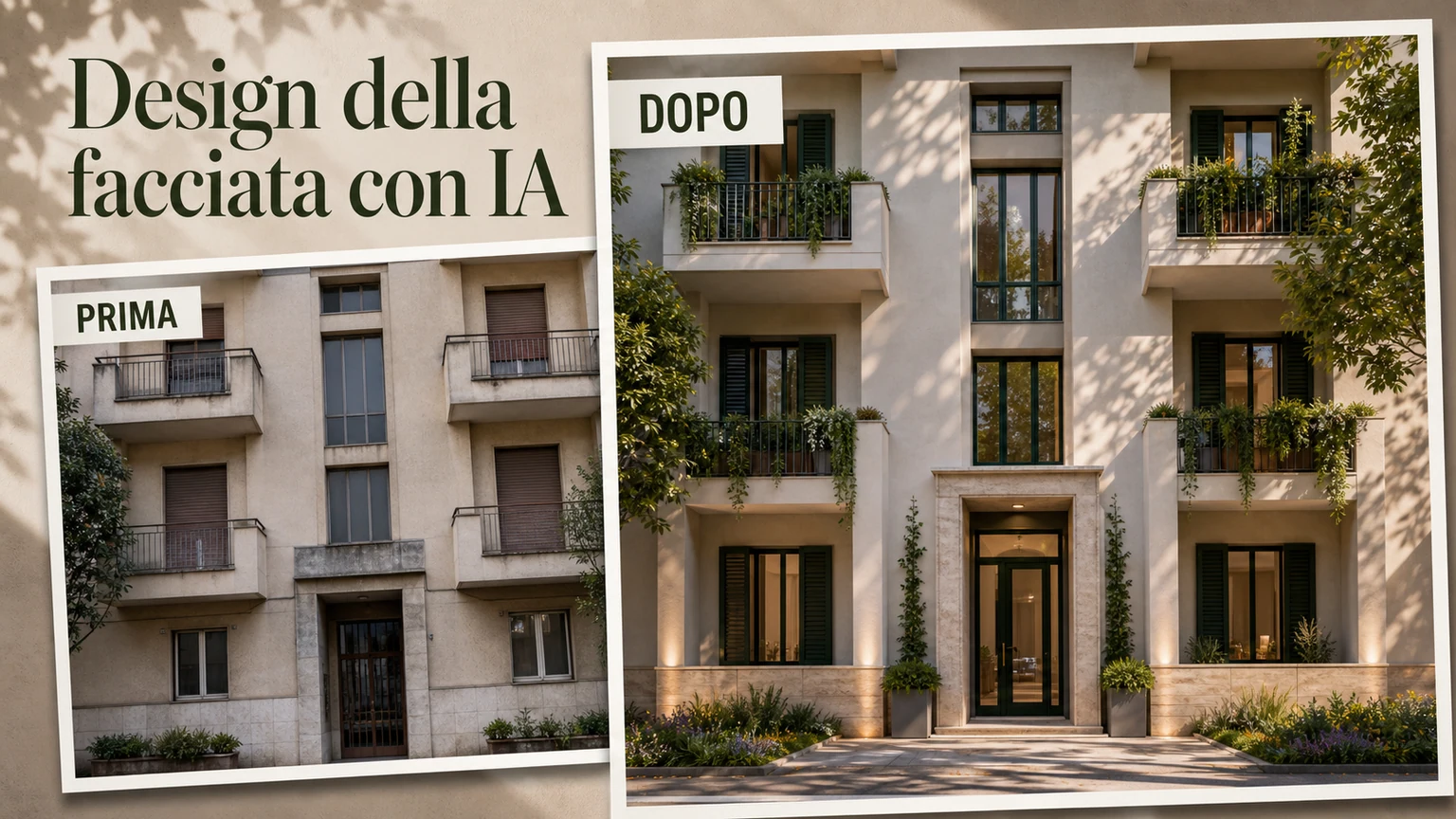 Design della facciata con IA
