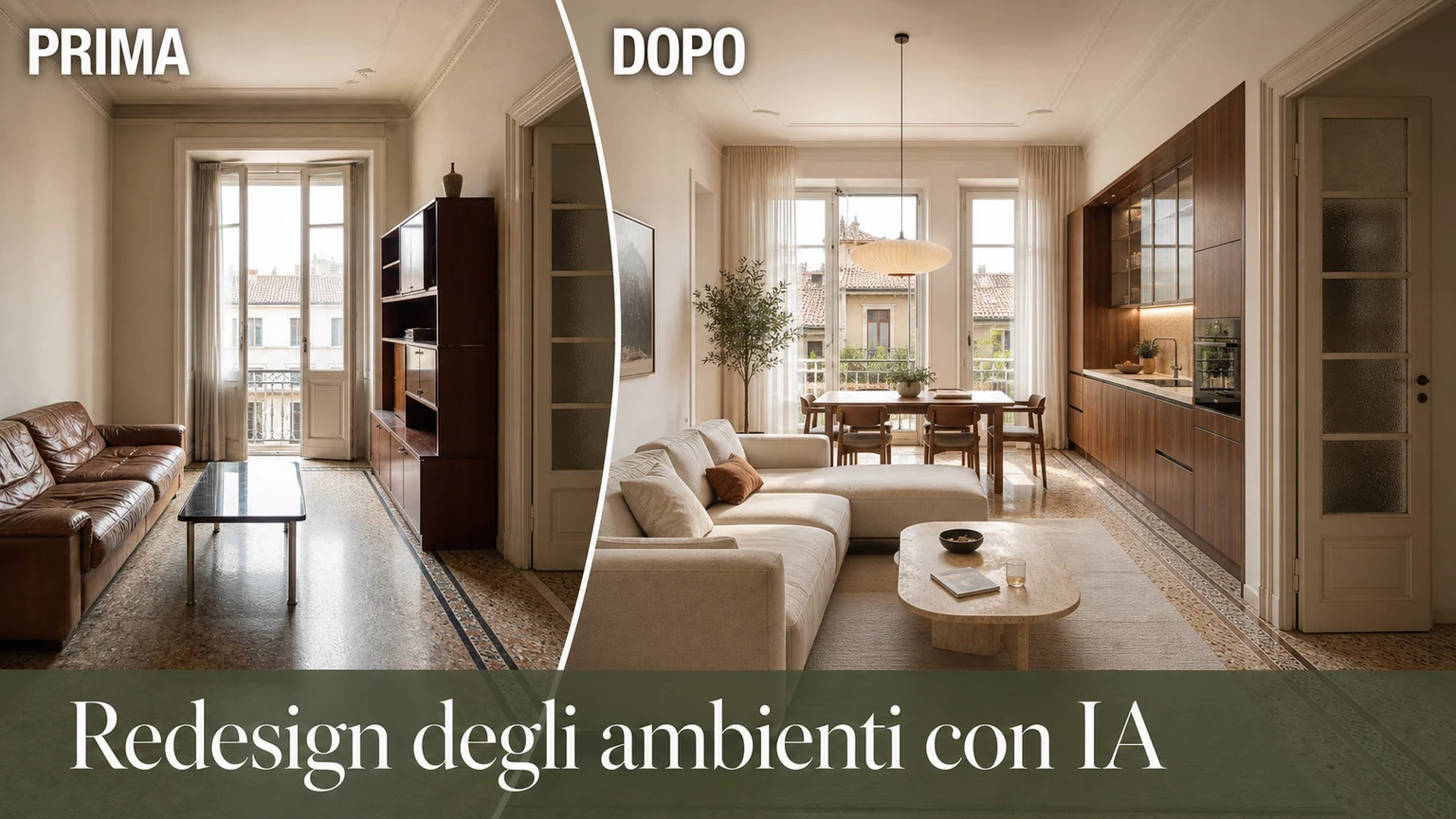 Redesign degli ambienti con IA