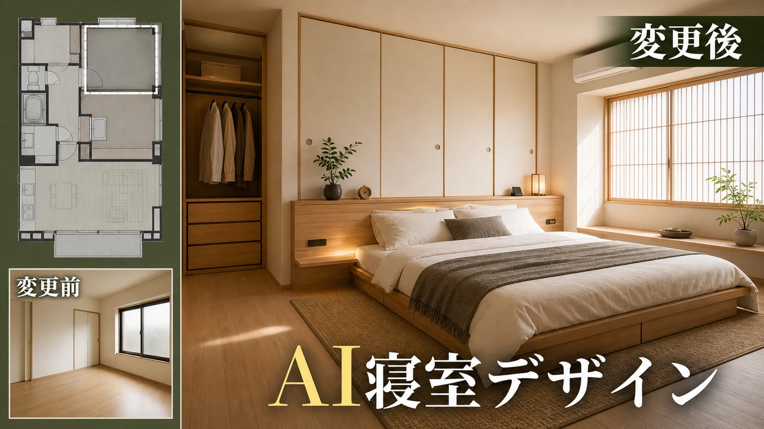 AIベッドルームデザインジェネレーター