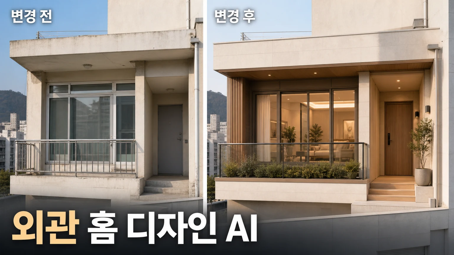 외관 홈 디자인 AI