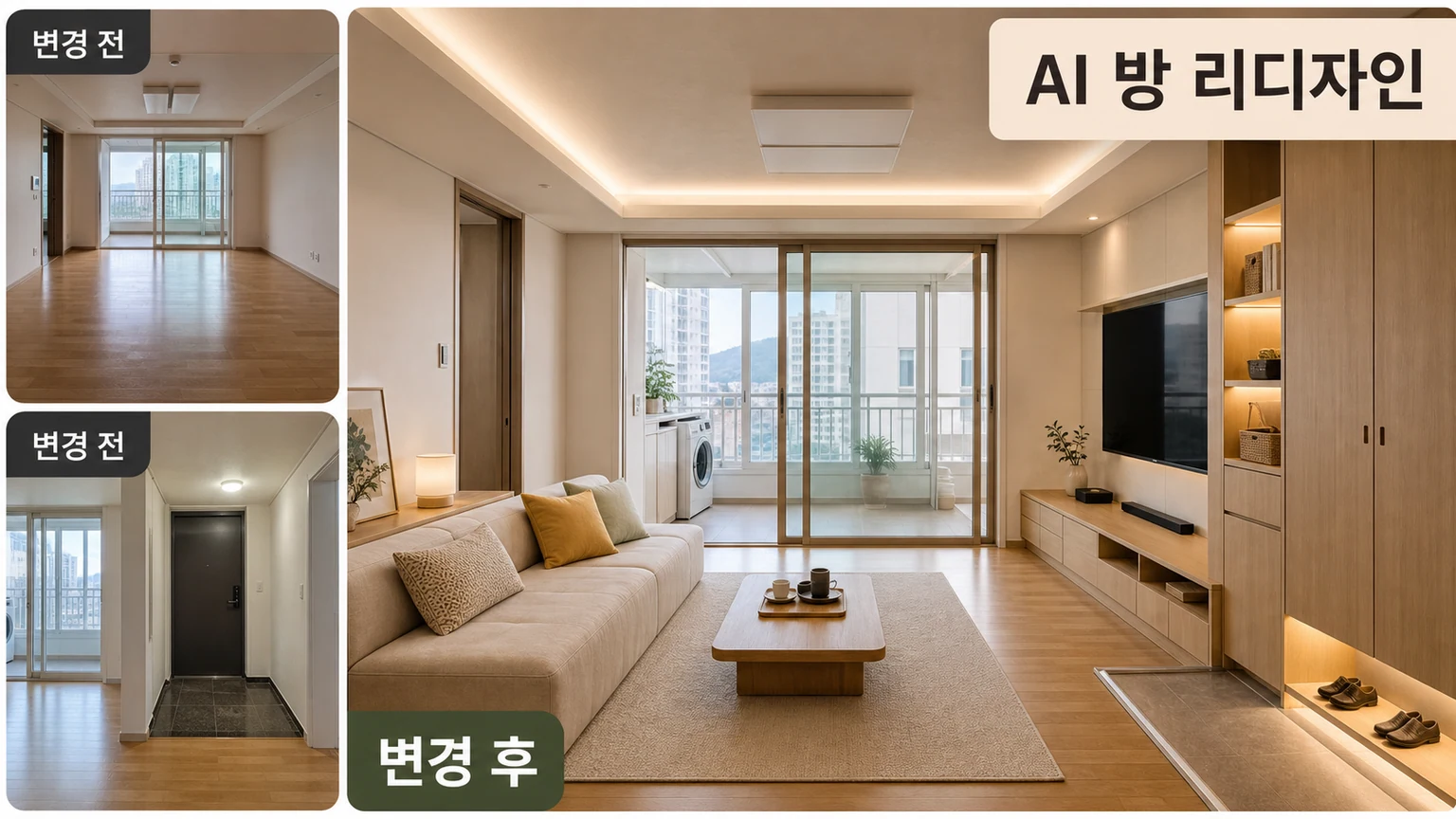AI 방 리디자인