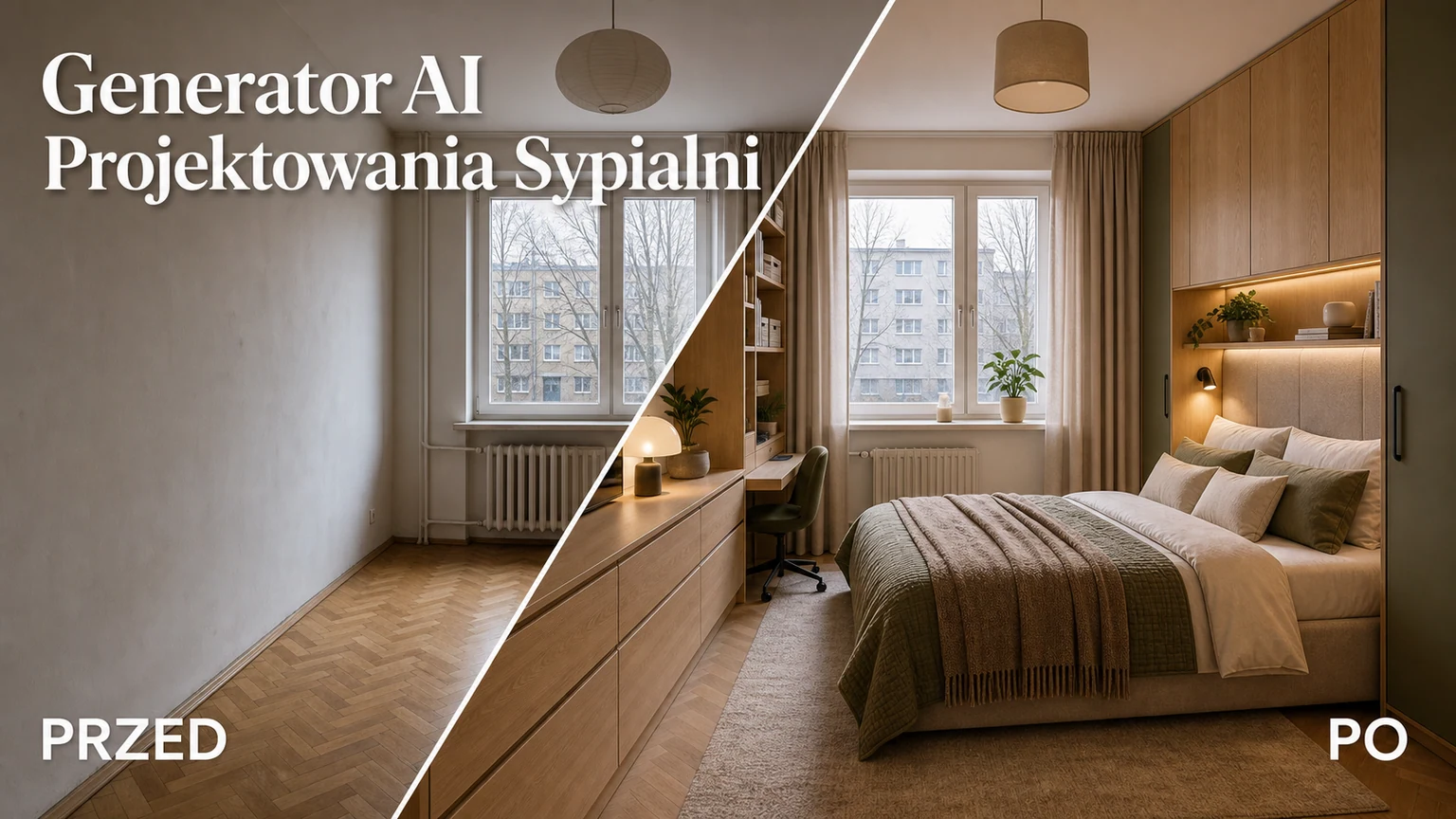 Generator Projektowania Sypialni AI