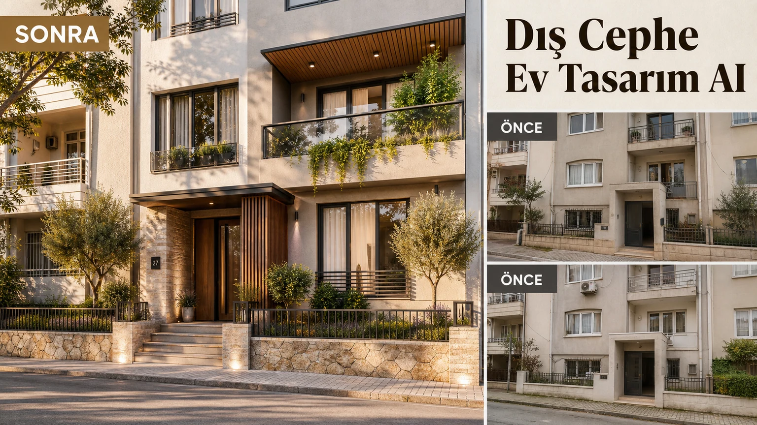 Dış Cephe Ev Tasarım AI