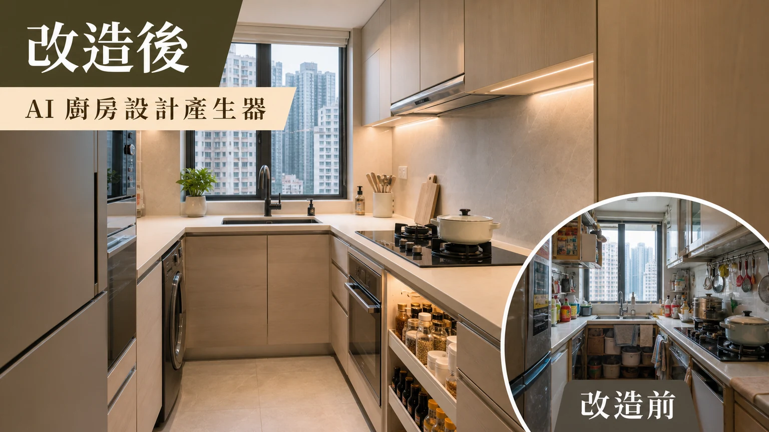 AI 廚房設計生成器