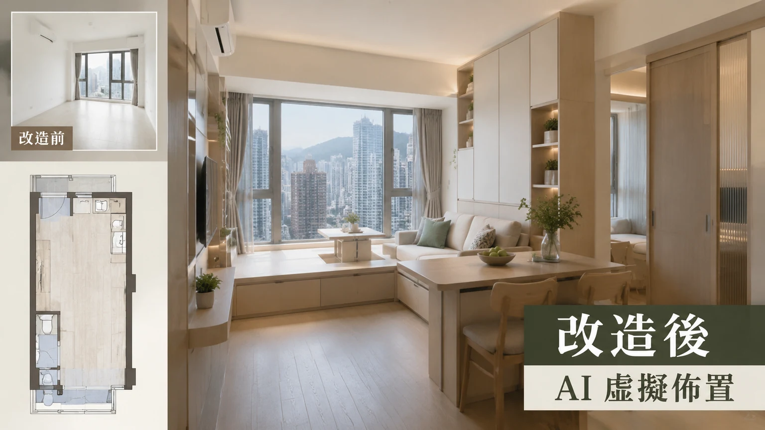 虛擬佈置 AI