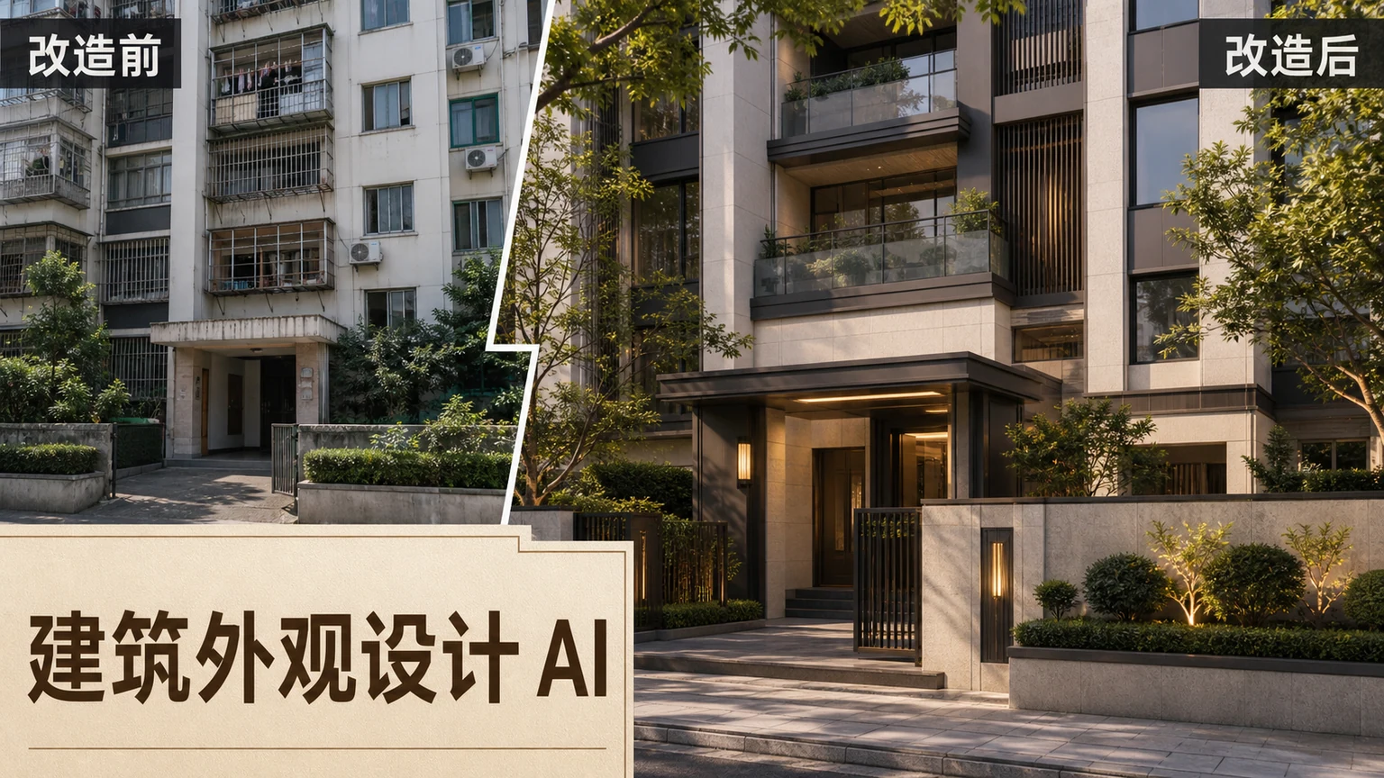 AI住宅外观设计